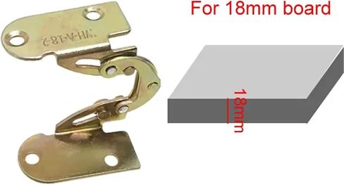 1pcs طاولة طعام مكتب مفصلي قابل للطي ، 180 درجة مفصلات غير مرئية ، ملحقات أجهزة الخزانة (للوحة 18 ملم) in Kuwait