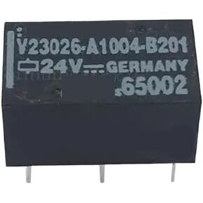 Relay V23026-A1004-B201V23026A1004B201 24V DCV24 24VDC 6PIN(10PCS) in Saudi Arabia