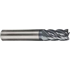 1 (1.0000) Single End Corner Radius Carbide End Mill, AlCrN Coated, 5 Flute 3.2500 LOC .0300 Radius, Round Shank Type, 6.0000 OAL - REX5333 in Saudi Arabia