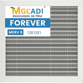 20x20x1 HVAC Furnace Air Filter ، يستمر مدى الحياة ، قابلة للغسل ، آخر مرشح HVAC الذي ستشتريه على الإطلاق ، تتنفس بأمان في المنزل أو في المكتب ، Merv 8 in Kuwait