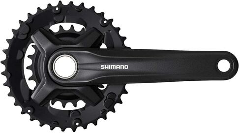 SHIMANO 9-Speed Mountain Bicycle Crank Set - FC-MT210-3 (Black - 175MM, 44-32-22T W/CG) in Saudi Arabia