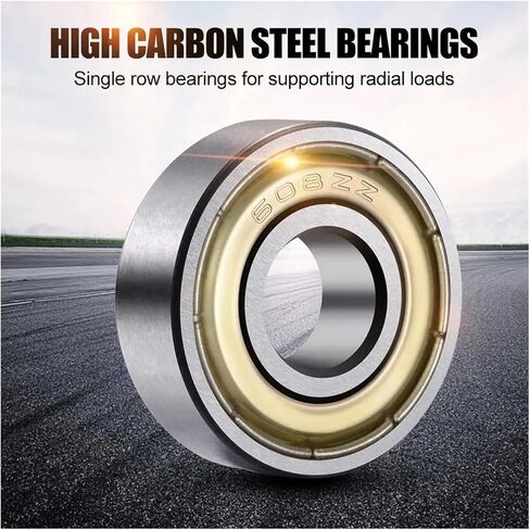 10-100 Pieces Ball Bearings 608zz 623zz 624zz 635zz 626zz 688zz for Skateboard 3D Printer Skateboard high Carbon Steel Micro Bearings in Saudi Arabia