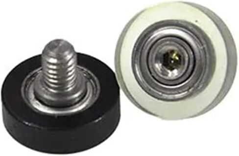 1 Pcs External Thread Polyurethane Molded Bearing PU68413-4C1L5M4 Rubber Coated Guide Wheel(PU68413-4C1L5M4-01) in Saudi Arabia