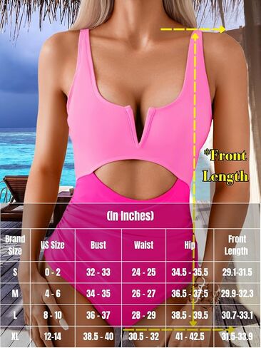 Womens V-Wire Color Block Swimsuit ، مثير مقطوع من Monokini ، بدلات الاستحمام قطعة واحدة ، التحكم في البطن 2025 in Saudi Arabia