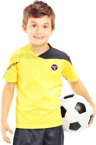Embroidered Great D Iron-On Soccer Award Patches, 1 Inch Diameter in Saudi Arabia