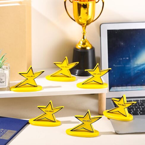 12 Pcs Funny Star Trophy Bulk with Humorous Your Did It Inscription Funny Desk Decor Stars Recognition Trophy for Coworkers Cute Desk Birthday Encouragement Gift in Saudi Arabia