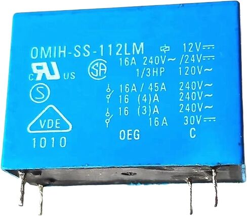 5pcs/lot OMIH-SS-112LM OMIH-SS-124LM 12V 24V 4PINS 16A RELAY (OMIH-SS-112LM) in Saudi Arabia