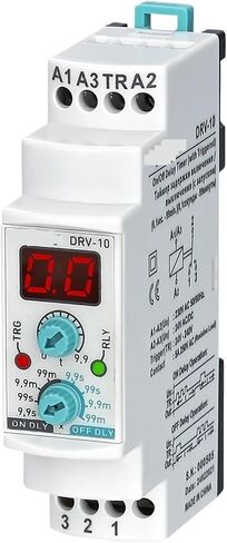 SAMWHA-DSP DRV-10 متعدد الوظائف على/إيقاف تشغيل وقت التأخير مع TRIGGER (110VAC 24VAC-DC) in Saudi Arabia