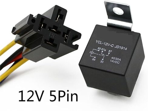 4 5 PIN 4P 5P 40A ترحيل سيارة مقاوم للماء مرحلين لحياة السيارات الطويلة عادةً ما يفتح مرحل DC 12V/24V لمكيف الهواء الضوء (XXL) in Kuwait