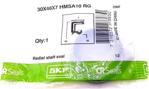 SKF 30x46x7 مم HMSA10 RG Perbunan Metric Oil Seal شفة واحدة مع الربيع in Saudi Arabia