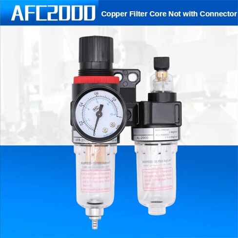 فاصل مياه النفط AFC2000 AIR FILTER معالج الهواء المكون من قطعتين AFR2000 (مرشح النحاس 10 مم) in Saudi Arabia