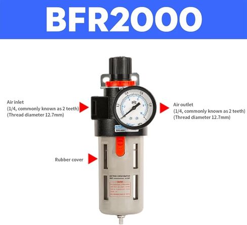 BFR Series BFR2000 1/4 BFR3000 3/8 BFR4000 1/2 AIR TREAD AIR PNEUMATIC FILTER MOUND MUSITION SPALVE (BFR3000) in Saudi Arabia