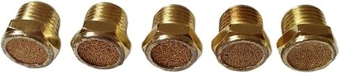 5 X Pneumatic 1/4" PT Male Thread Filter Absorb Noise Exhaust Silencer Muffler in Saudi Arabia