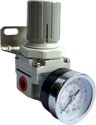 AR2000-02 AR3000-03 AR4000-04 ضغط معالج الهواء المضغوط الهوائي ينظم صمام الإغاثة 1/4 "3/8" 1/2 "(AR4000-04) in Saudi Arabia