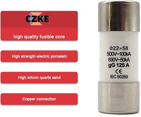 Scruby AC 500V RO16 Fast Blow Ceramic Fuse Link RT18-63 14x51 GG Cutout 2A 4A 6A 10A 16A 20A 25A 32A 63A 20PCS (50a) in Saudi Arabia