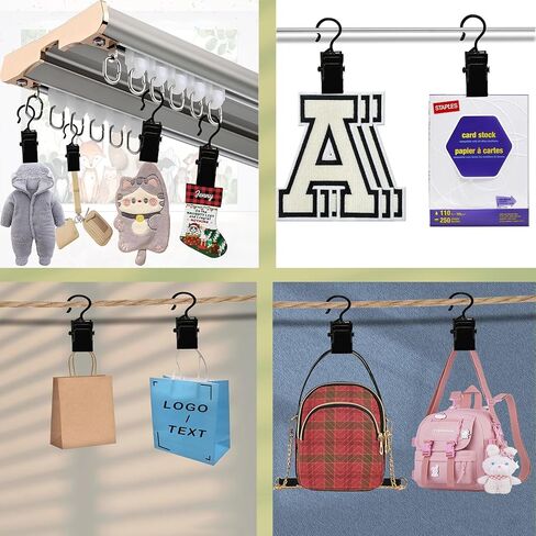 مقاطع الستار الشاقة في سنانير لاستقامة مائدة المائدة مقاطع منشفة لخيام التخييم صور الديكور المنزل الحرفة الفنية ， الصلب غير القابل للصدأ للتعليق خارج مصابيح سلسلة عيد الميلاد (30) in Kuwait