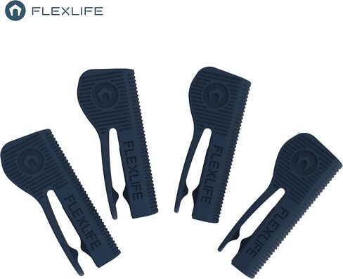 FlexLife - FlexHook - خطاف الأسلاك (4 عبوات) | ملحقات مصدات القوارب المثالية لضبط مصدات القوارب وضبطها بسهولة دون استخدام عقدة in Saudi Arabia