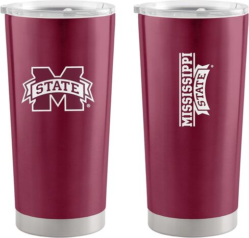 شعار العلامات التجارية NCAA Mississippi State Bulldogs - 20 أوقية Gameday من الفولاذ المقاوم للصدأ من الفولاذ المقاوم للصدأ ، معزول الجدار المزدوج ، شريط التمرير in Saudi Arabia