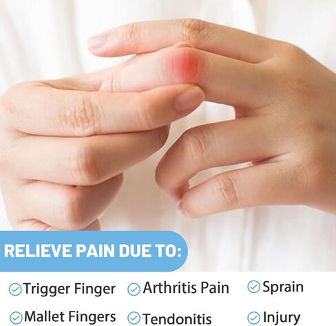 جبيرة الإصبع الزناد ، مثبت الدعم الدعامة في الإصبع لالتهاب المفاصل والإصابة والتواء ، مكسورة ومقبس ، شجلة مفصل - مؤشر يناسب ، حلقة ، حلقة ، أصابع وردية ، أسود in Kuwait