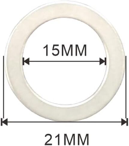 مجموعة غسالة Shim M5x7mm 48pcs - الفواصل الفولاذية المترية 0.1/0.2/0.3/0.5 مم ، محاذاة دقيقة ، متوافقة مع CNC ، السيارات والعمل الميكانيكي in Kuwait