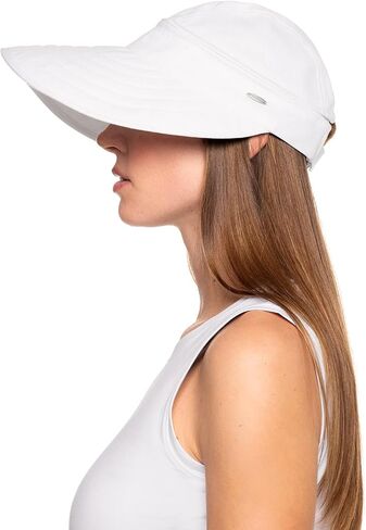 Coolibar UPF 50+ Women's Bel Aire Zip-Off Sun Visor - Sun Protective in Saudi Arabia