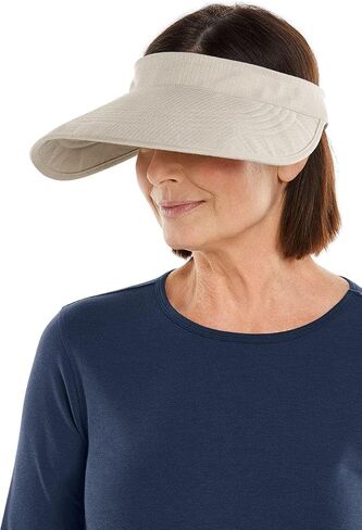 Coolibar UPF 50+ Women's Bel Aire Zip-Off Sun Visor - Sun Protective in Kuwait