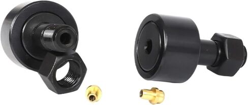 1 Piece CR12 9.525X19.05X30mm CR 14 9.525X22.225X30 mm inch Bolt Roller Bearing Spherical cam Follower Black(Cr14) in Saudi Arabia