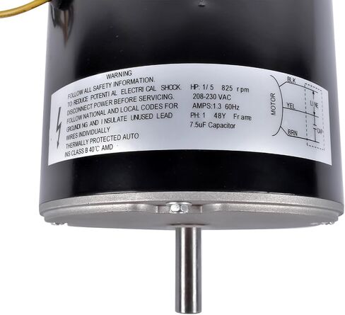 HC37GE210 محرك مروحة المكثف 230V استبدال الناقل Bryant Payne 1/5 HP Fan Motor 825 دورة في الدقيقة in Saudi Arabia
