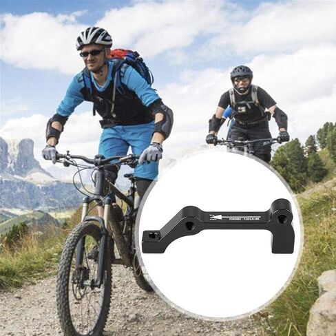 VGEBY1 BRAKE MOUNT ADAPTER ، قرص الفرجار Post Mount PM A-F180 هو B-F203/R180 (2 براغي+4 غسالات) (B-F203/R180-Black) Sportinggoods وقطع الغيار in Saudi Arabia