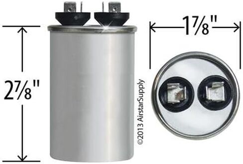 Aerovox Z23S3715M - 15 UF MFD X 370 VAC GENTEQ CAPACITOR ROUND # C315R / 97F9445 in Saudi Arabia