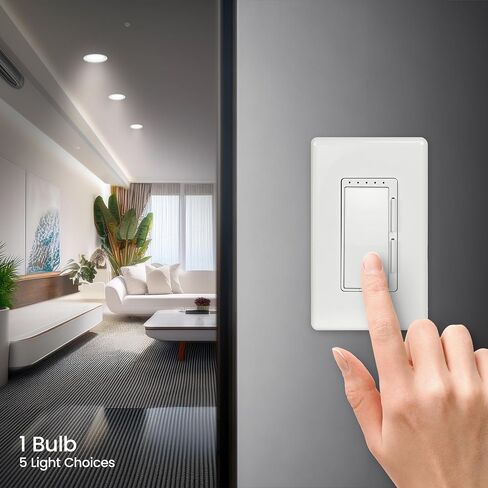 Feit Electric BR40 LED LED لمبة ، 100 واط مكافئة ، قابلة للضايق ، 1400 لومن ، 5 ألوان قابلة للتعديل ، 90+ CRI ، إضاءة غرض عام للفيضانات والمسار ، 25000 ساعة من العمر ، BR40100DM/6WYCA/2 ، 2 عبوة in Kuwait