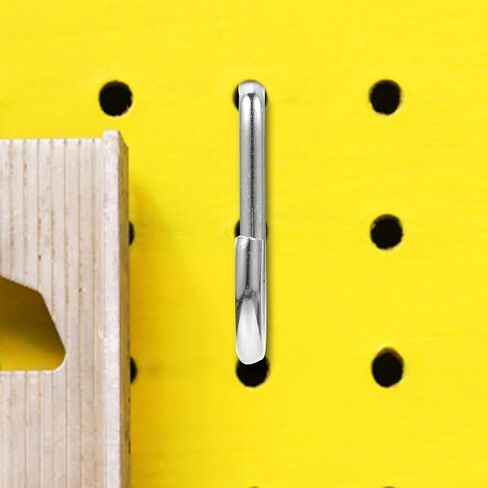 10 PCS Iron Pegboard Hooks - Attility J Hooks لأدوات تعليق ، وملحقات منظمة Pegboard السوداء للمرآب ، وغرفة الحرفية ، والمكتب ، تناسب فتحات 1/4 بوصة in Kuwait