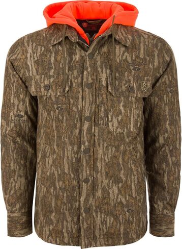 DRAKE WATERFOWL Men's Non-Typical Campfire Hoodie | Insulated Cotton-Poly Hunting Jacket w/Magnattach Pocket & Attached Hood in Saudi Arabia
