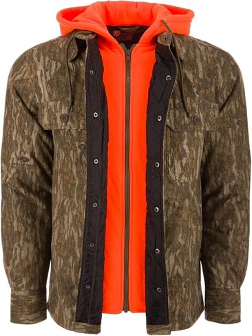 DRAKE WATERFOWL Men's Non-Typical Campfire Hoodie | Insulated Cotton-Poly Hunting Jacket w/Magnattach Pocket & Attached Hood in Saudi Arabia