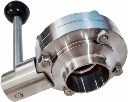 Sanitary Butterfly Valve Stainless Steel 304 Homebrewing Butterfly Valve 2inch for Home Brew Butterfly Valve(32MM) in Saudi Arabia
