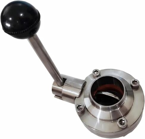 Sanitary Butterfly Valve Stainless Steel 304 Homebrewing Butterfly Valve 2inch for Home Brew Butterfly Valve(32MM) in Saudi Arabia