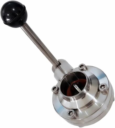 Sanitary Butterfly Valve Stainless Steel 304 Homebrewing Butterfly Valve 2inch for Home Brew Butterfly Valve(32MM) in Saudi Arabia