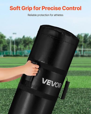 Fevor Football Forcing Dummy ، 24 × 16 في منصات حظر ، وسادة درع الركل مع مقابض ، ودمى إسفنجية عالية الكثافة ، ومعدات التدريب الثقيلة للهوكي لكرة السلة ، والأسود ، 2pcs in Saudi Arabia