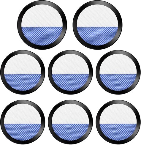 8 Pack Replacement Filters Compatible with Eureka Rapidclean Pro Stick NEC180 NEC280TL NEC380 NEC480 NEC185 NEC186 NEC190 Vacuum Cleaner. in Saudi Arabia