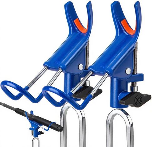 2 Pack-Dzmaker Upgraded Rod Pole Holders for Bank Fishing，Fishing Rod Holder Ground，360 Degree Adjustable，Folding Catfishing Equipment in Saudi Arabia
