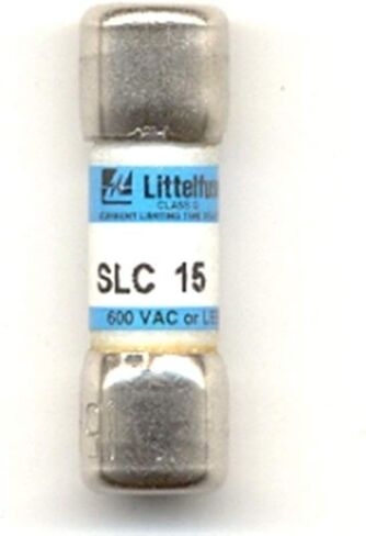 Littelfuse SLC-15 15AMP ، 600VAC ، CLASS-G ، FUSE ، تأخير الوقت in Saudi Arabia