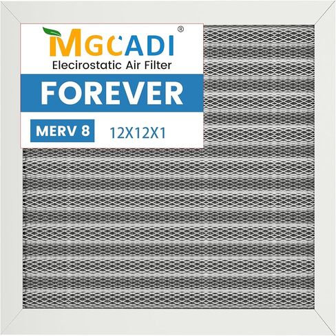 20x20x1 HVAC Furnace Air Filter ، يستمر مدى الحياة ، قابلة للغسل ، آخر مرشح HVAC الذي ستشتريه على الإطلاق ، تتنفس بأمان في المنزل أو في المكتب ، Merv 8 in Kuwait