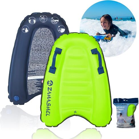 Premium Kids Boogie Boogie Board Lightweight Sweating Floating Surfboard for Beach & Pool Fun Fun Deanable Surf Body for Ride Summer Pool Floats & Beach Toys in Kuwait