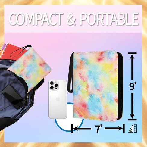 1080 Pockets Card Card Binder 9 Pocket ، Binder Card Card مع 60 صفحة قابلة للإزالة ، حامل ألبوم دفتر بطاقة Zipper [Protection] [Pleasant Touch Surface] in Kuwait