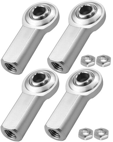 4pcs RH 5/16 × 5/16-24 HEIM JOIND ROD AND KIT مع صواميل المربى ، اليد اليمنى 5/16 "- 24 موضوع × 5/16 in Kuwait