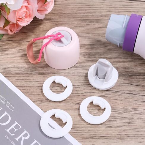 3pcs زجاجة ماء زجاجة زجاجة استبدال لـ Owala freesip twist 18oz 24oz ، زجاجة ماء من السيليكون الجزء العلوي من حشية الغطاء جزء من Owala Freesip Twist Series سدادة سدادة ، BPA مجاني in Saudi Arabia