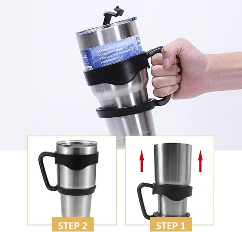 2pcs 30 أونصة كوب سفر مقابض بديل للبليلات Ozark Trail Yeti Rambler 30 OZ RTIC 30 SIC Rambler in Saudi Arabia