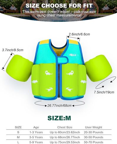 سترة سباحة صغيرة من 20 إلى 30-50-70 رطلاً ، تطفو حمام السباحة للأطفال من 1-2-3-5-7-7-9 سنة ، سترة متشابكة مريحة مع حلقة مائية ، جوانب ملونة زاهية-غير مضاءة لراحة الذراع ، الأولاد ، البنات ، النينيوس in Kuwait