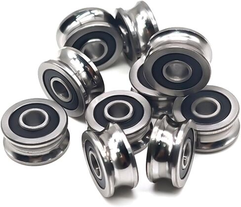Screw Bolts Bearing Steel SG10 SG15 SG20 SG25 SG35 Groove Ball Bearings for CO2 Laser Engraving Cutting Machine 5PCS(SG66) in Saudi Arabia