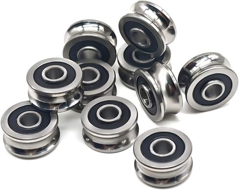 Screw Bolts Bearing Steel SG10 SG15 SG20 SG25 SG35 Groove Ball Bearings for CO2 Laser Engraving Cutting Machine 5PCS(SG66) in Saudi Arabia